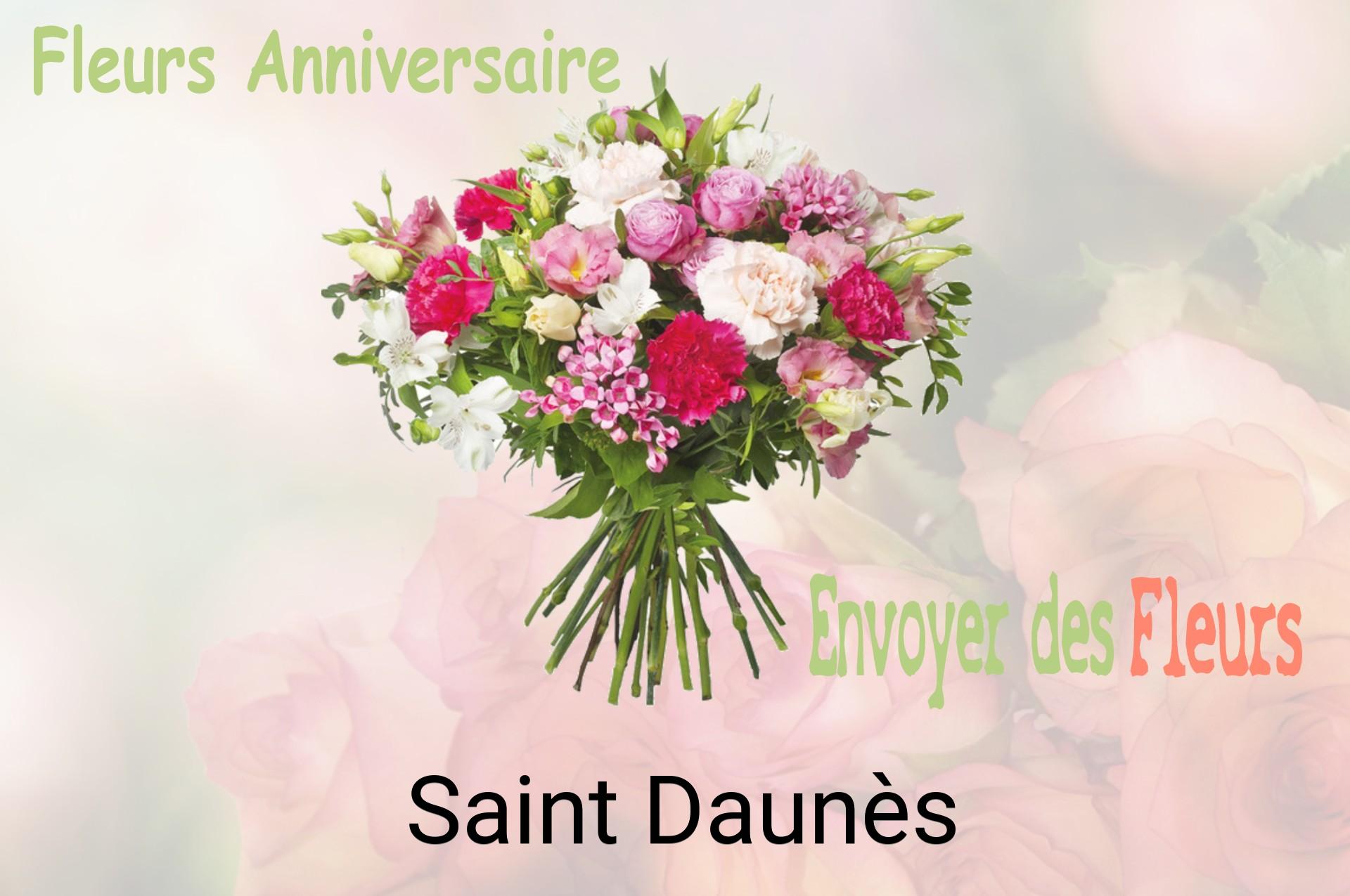 Bouquet de fleurs d’anniversaire livré à Saint-Daunès